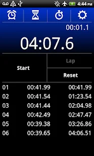 StopWatch Xtreme Free - screenshot thumbnail