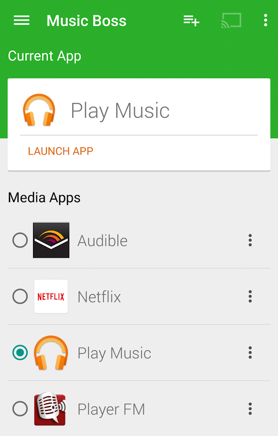 Music Boss for Pebble - screenshot