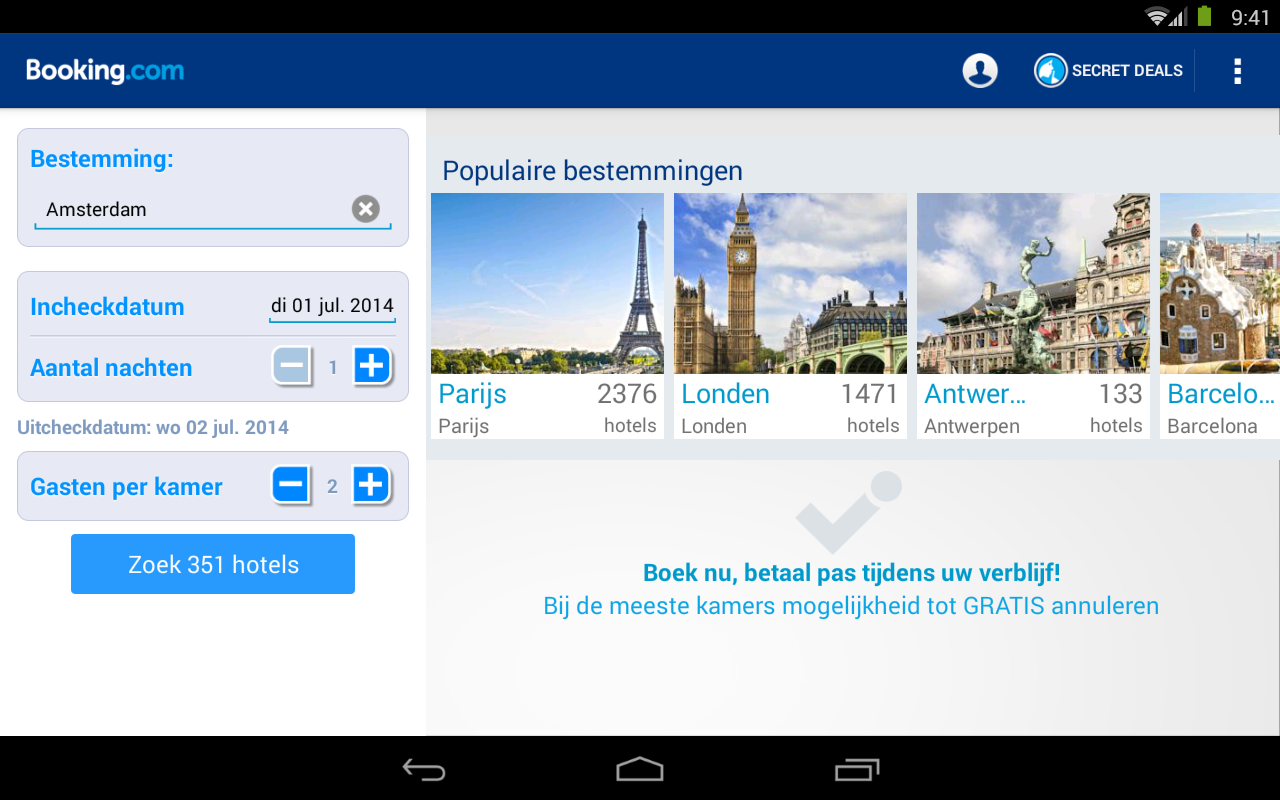 Booking.com Hotelreserveringen - Android-apps op Google Play