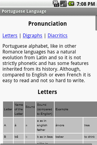 Portuguese Grammar Study Guide Screen 2