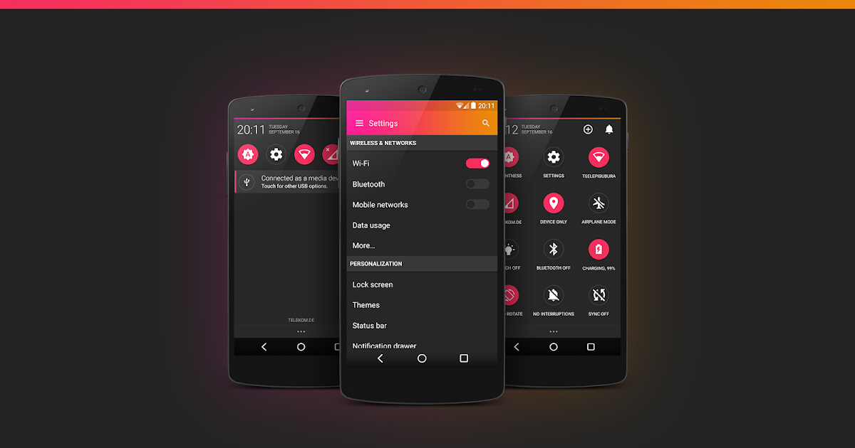 MAIKEL8MOBILE ANDROID: Liv Dark - CM11/Pa Theme v1.0.6 Paid UP