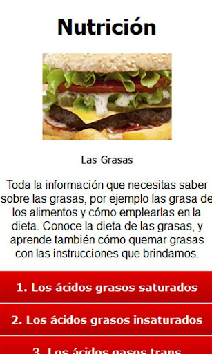 Nutrición Grasas