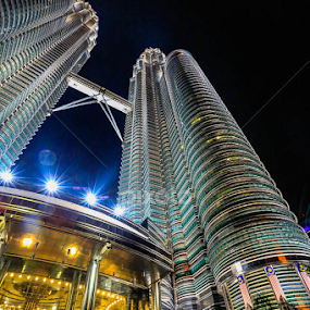 GLITTERING TOWERS by Michael Rey - Buildings & Architecture Office Buildings & Hotels