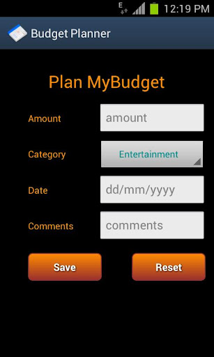 Budget Planner