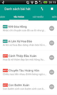 eKaraoke List