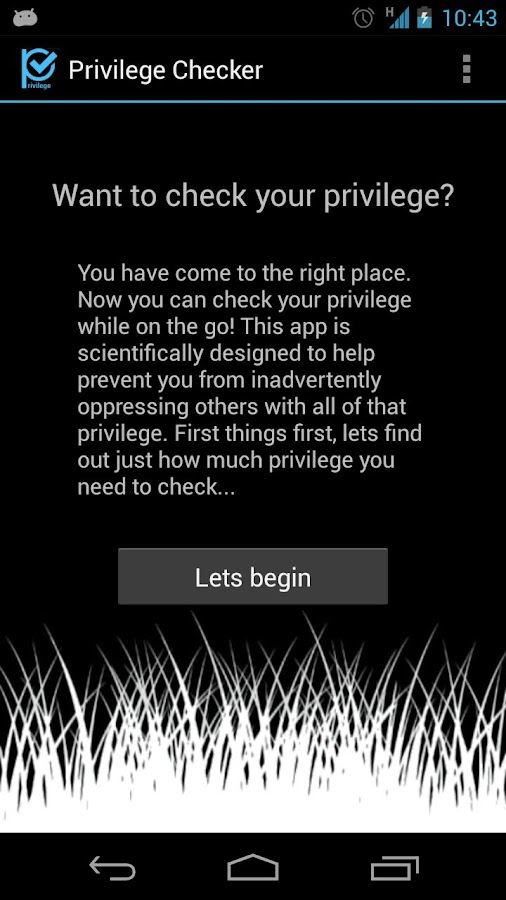   Privilege Checker – Capture d'écran 