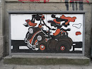 Funky Car Mural