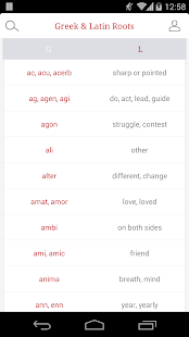 Greek and Latin Roots(圖2)-速報App