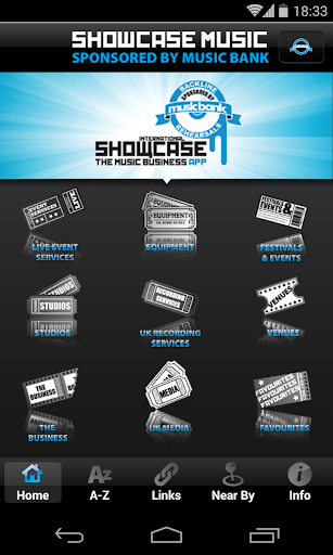 Showcase - Music Business App