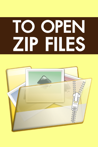 To Open Zip Files