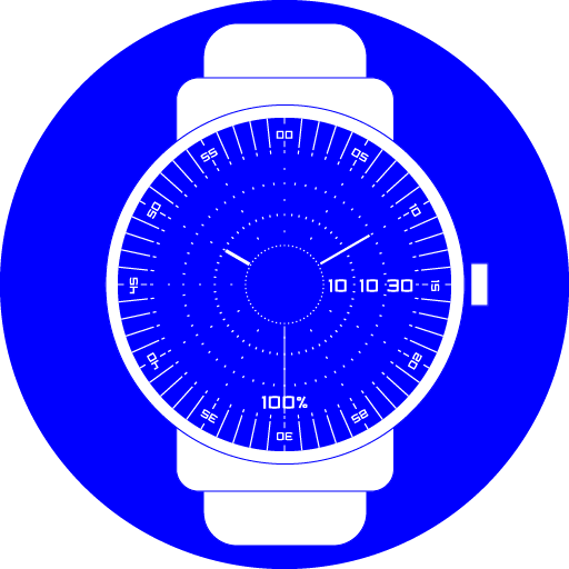 3D Blueprint Watch Face LOGO-APP點子