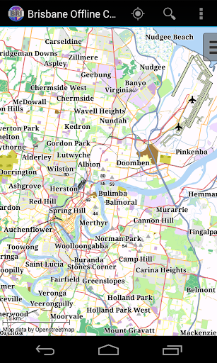 Brisbane Offline City Map