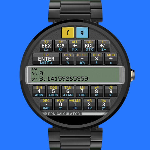 RPN Calculator for Wear