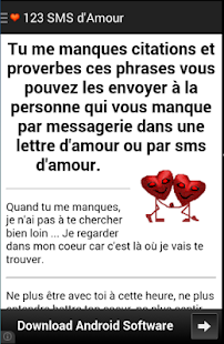 Beau Message D Amour Sms