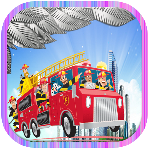 Firefighters jumpy car LOGO-APP點子