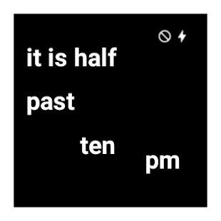 Free Word Clock Watch Face APK for Android