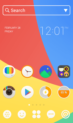 Color round dodol theme