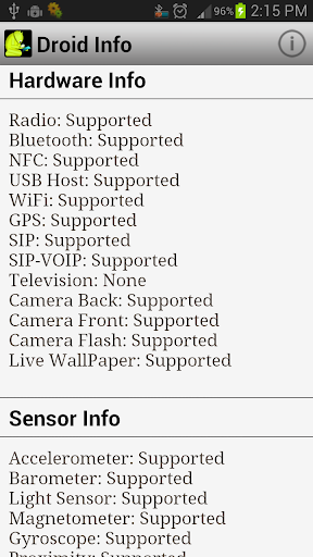 Droid Info