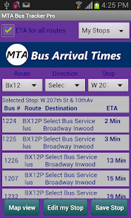 MTA Bus Tracker Pro