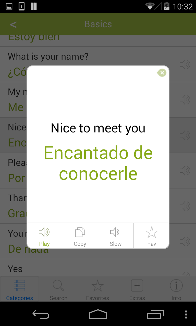 Spanish Translation with Audio Screen 3