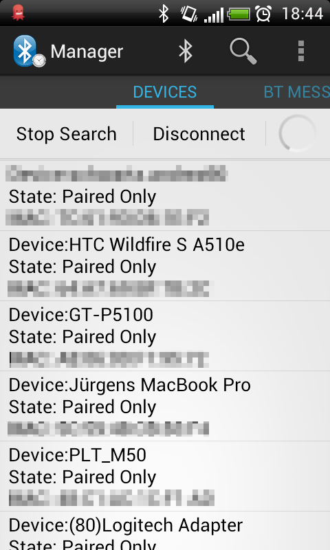 Bluetooth SPP Manager Unlocker Screen 2