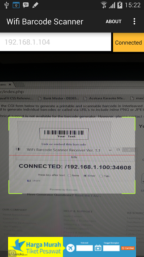 WiFi Barcode Scanner Android Apps on Google Play