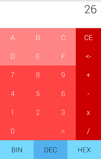 Base Calculator Bin Dec Hex