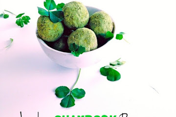 Grain Free Shamrock Shake Protein Bites
