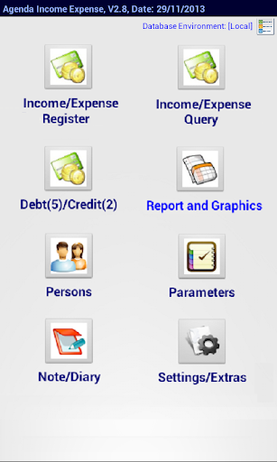 Agenda Income Expense