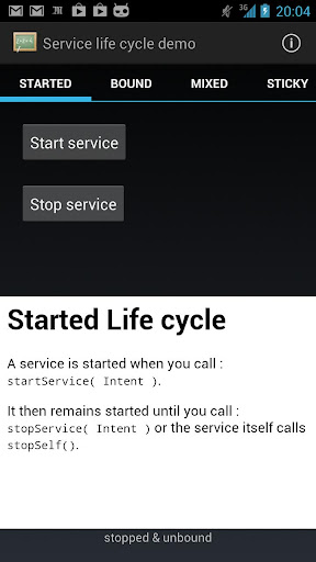 Service Lifecycle Demo App