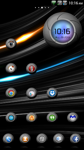 TechOrb Clock uccw Skin