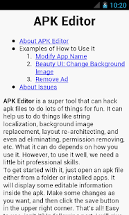 APK Editor Screenshot