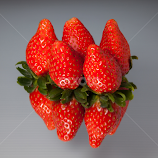 5 Strawberries by Hussien Mullar -  