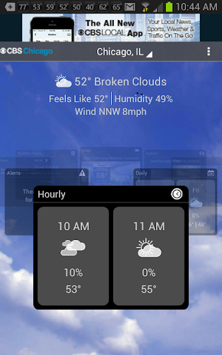 CBS Chicago Weather screenshot for Android