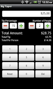 Big Tipper Tip Calculator