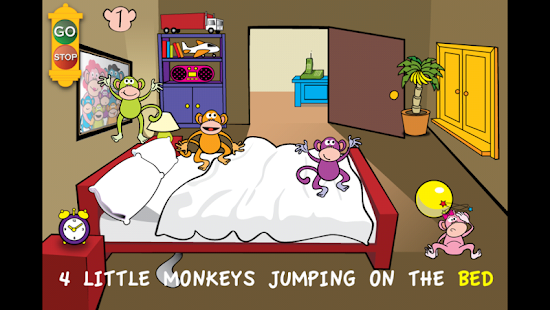 "Five Little Monkeys App for Android" icon