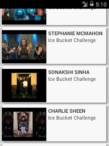 Ice Bucket Challenge Videos
