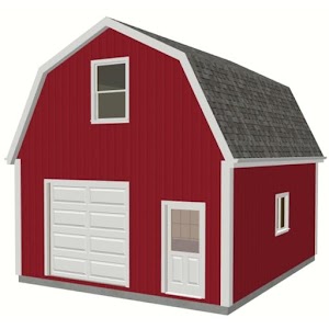 Gambrel Barn and Shed Plans logo