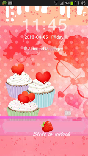 【免費個人化App】GO Locker Cupcake Heart Buy-APP點子