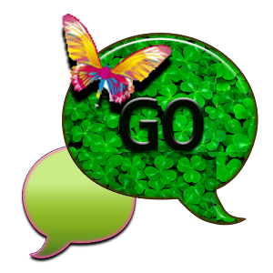 GO SMS THEME/ButterflyClover2 1.1