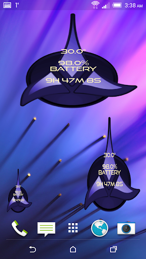 【免費生活App】Starfleet Battery Widget-APP點子