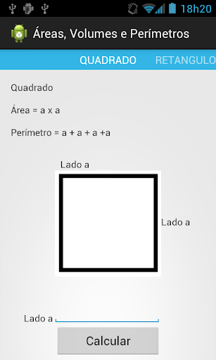 Área Volumes e Perímetros