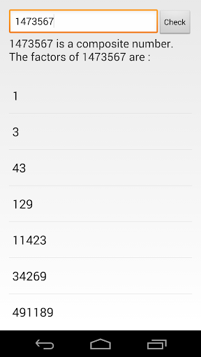 Factors Of A Number