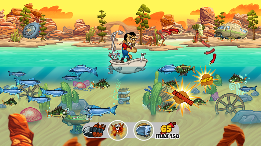  Dynamite Fishing – World Games: captura de tela 