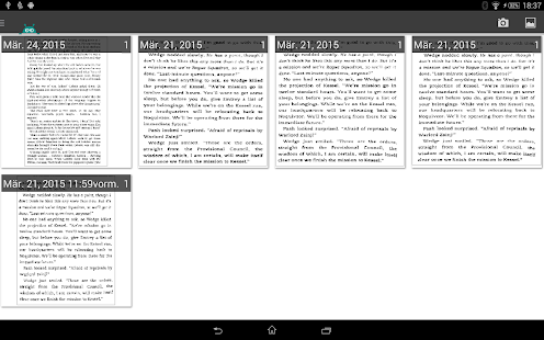 Texterkennung mit der Textfee Screenshot