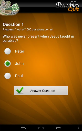 【免費教育App】Ultimate Parables Quiz-APP點子