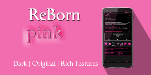 ReBorn Pink - AOSP CM11 Theme