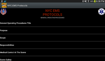 NYC EMS Protocols poster 12