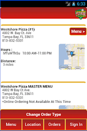 Westshore Pizza poster 2