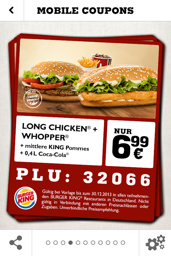 Burger King DE - screenshot